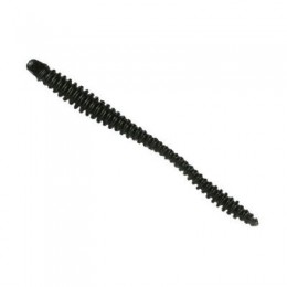 Силикон съедобный Nomura Glitter Rib Worm 120мм 3,5гр. цвет-004 (black shiner back) 6 (NM71000412)