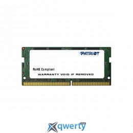 Patriot Signature Line 4GB PC4-17000 SODIMM DDR4 2133MHz CL15   (PSD44G213381S)