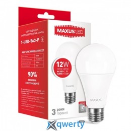 MAXUS A65 12W мягкий свет 220V E27 (1-LED-563-P)