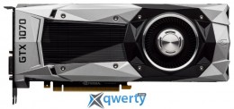 Gigabyte PCI-Ex GeForce GTX 1070 Founders Edition 8192MB GDDR5 (256bit) (1506/8000) (DVI, HDMI, 3 x Display Port) (GV-N1070D5-8GD-B)