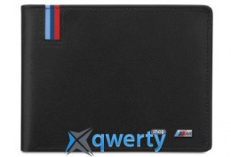 Кожаный кошелек BMW M Wallet, Black Leather(80212410934)