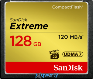 CompactFlash SanDisk Extreme 128GB UDMA 7 VPG-20 120MB/s (SDCFXSB-128G-G46)