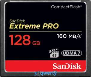 CompactFlash SanDisk Extreme PRO 128GB UDMA 7 VPG-65 160MB/s (SDCFXPS-128G-X46)
