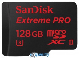 SanDisk 128GB microSDXC C10 UHS-I R80MB/s Ultra + SD (SDSQXPJ-128G-GN6M3)