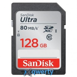 SanDisk 128GB SDXC C10 UHS-I R80MB/s Ultra(SDSDUNC-128G-GN6IN)