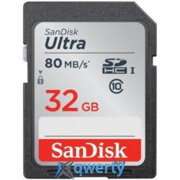 SanDisk 32GB SDHC C10 UHS-I R80MB/s Ultra(SDSDUNC-032G-GN6IN)