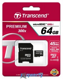 microSD Transcend 64GB Class 10 (TS64GUSDXC10)