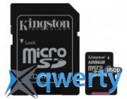 Kingston 128GB microSDXC C10 UHS-I R45/W10MB/s + SD адаптер