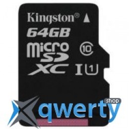 Kingston 64GB microSDXC C10 UHS-I R45/W10MB/s(SDC4/4GB)