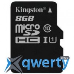 Kingston 8GB microSDHC C10 UHS-I R45/W10MB/s(SDC10G2/8GBSP)