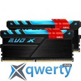 32Gb DDR4 3000MHz GeIL EVO X Black (2x16Gb KIT) (PC4-24000) (GEX432GB3000C15ADC)