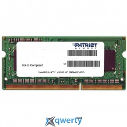 PATRIOT SODIMM DDR3L 4GB 1600 MHZ (PC3-12800) (PSD34G1600L82S)
