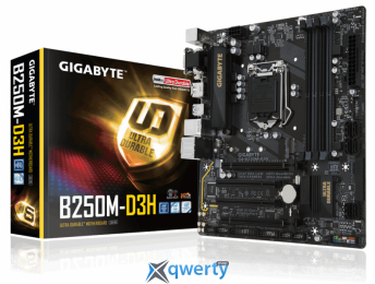 Gigabyte GA-B250M-D3H (s1151, Intel B250, PCI-Ex16)