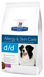 Hills PD Canine D/D с уткой и рисом 12 кг