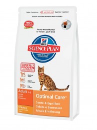 Hills SP Feline Adult Optimal Care с курицей 0,4 кг