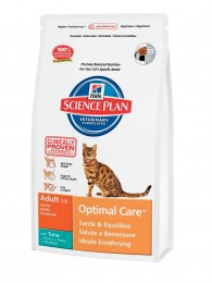 Hills SP Feline Adult Optimal Care с тунцом 10 кг