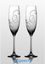 Grandioso набор бокалов для шампанского (Compliment SWAROVSKI) 2 шт.