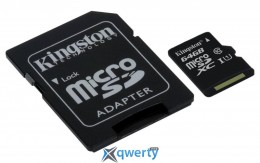 Kingston 64GB microSDXC C10 UHS-I R45/W10MB/s SDC10G2/64GBSP
