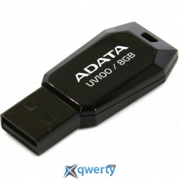 ADATA 8GB DashDrive UV100 Black USB 2.0 (AUV100-8G-RBK)