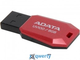 ADATA 8GB DashDrive UV100 Red USB 2.0 (AUV100-8G-RRD)