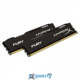Kingston DDR4-2666 16384MB PC4-21300 (Kit of 2x8192) HyperX Fury Black (HX426C16FB2K2/16)