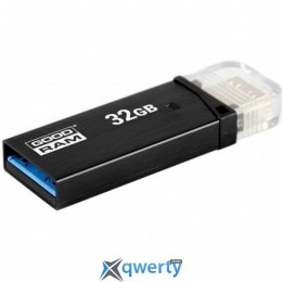 GOODRAM USB3.0 32GB OTG OTN3 (Twin) Black (OTN3-0320K0R11)