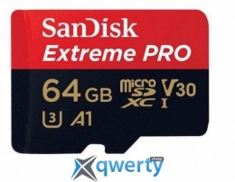 Карта пам'ятi SanDisk 64GB microSDXC V30 A1 UHS-I U3 R100/90MB/s 4K Extreme Pro + SDSDSQXCG-064G-GN6MA