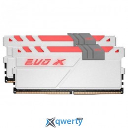 GeIL DDR4-3200 16GB PC4-25600 (2x8) Evo X White H LED (GEXG416GB3200C16ADC)