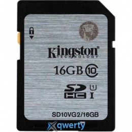 SDHC 16GB UHS-I Class 10 Kingston (SD10VG2/16GB)