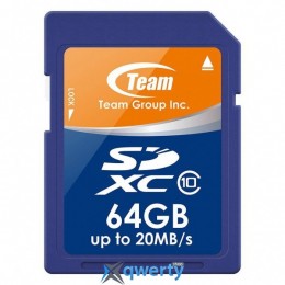 SDXC 64GB Class 10 Team (TSDXC64GCL1001)