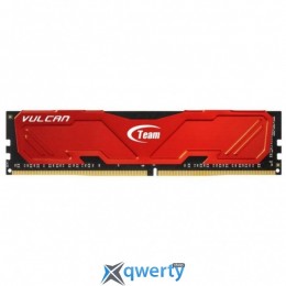 TEAM DDR4-2666 8GB PC4-21300 VULCAN RED (TLRED48G2666HC15ABK)