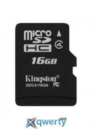 MicroSDHC 16GB Class 4 Kingston (SDC4/16GBSP)