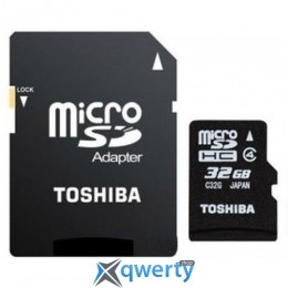 MicroSDHC 32GB Class 4 Toshiba M102 + SD-adapter (THN-M102K0320M2)