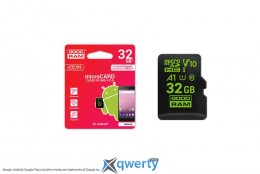 MicroSDHC 32GB UHS-I Class 10 GOODRAM A1 for Android (M1A0-0320R11-A1)