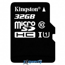 MicroSDHC 32GB UHS-I Class 10 Kingston (SDC10G2/32GBSP)