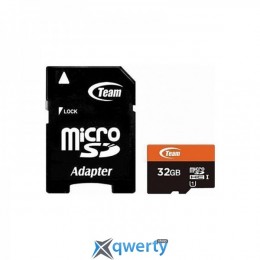 MicroSDHC 32GB UHS-I Team + SD-adapter (TUSDH32GUHS03)