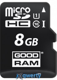 GOODRAM MicroSDHC 8GB UHS-I Class 10 (M1A0-0080R11)