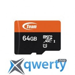 MicroSDXC 64GB UHS-I Team + SD-adapter (TUSDX64GUHS03)