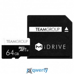 Team MicroSDXC 64GB UHS-I + MiDRIVE adapter для MacBook (TUSDX64GU339)