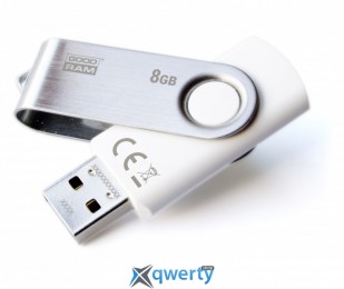 GOODRAM USB 8GB UTS2 (Twister) White (UTS2-0080W0R11)