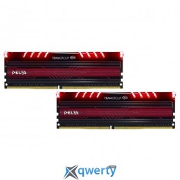Team Delta Red Led DDR4-3000 32GB (2x16) PC-24000 (TDTRD432G3000HC16CDC01)