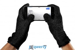 Mujjo Single Layered Touchscreen Gloves Black M (MUJJO-GLKN-011-M)