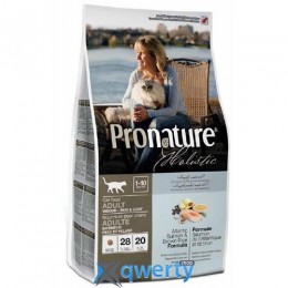 Pronature Holistic с атлантическим лососем и коричневым рисом для кошек 5,44 кг