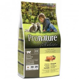 Pronature Holistic с курицей и бататом для котят 907 гр