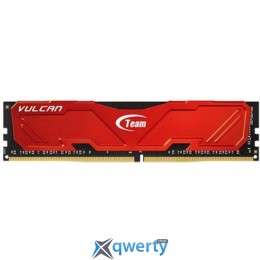 DDR4 8GB 2400 MHZ VULCAN RED TEAM (TLRED48G2400HC1401)