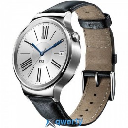 Huawei 42mm Stainless Steel - Black Leather Band
