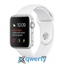 Apple Watch Series 1 MNNG2 38mm Silver Aluminum Case with White Sport Band