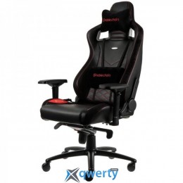 NOBLECHAIRS Epic Series Black/Red (NBL-PU-RED-002)