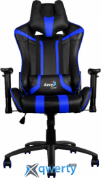 AEROCOOL AC120BB (4710700959671) (чёрное/синие вставки) + подушка под шею