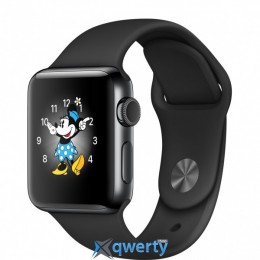 Apple Watch Series 2 MP492 38mm Space Black Stainless Steel Case with Space Black Sport Band